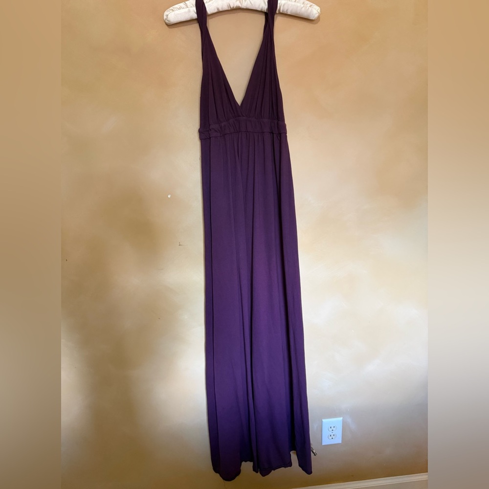 Elegant Purple Maxi Dress